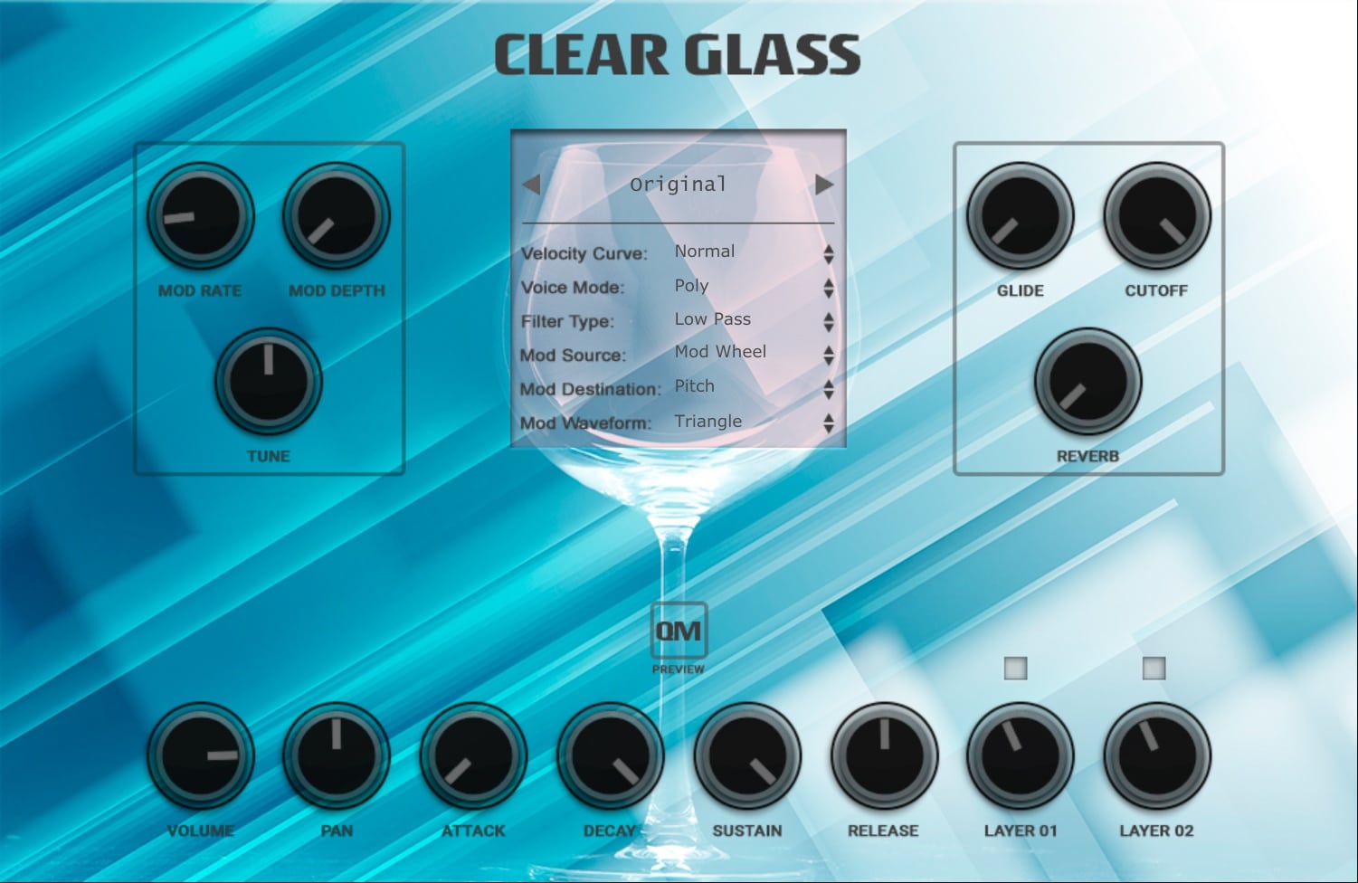 clear glass gui