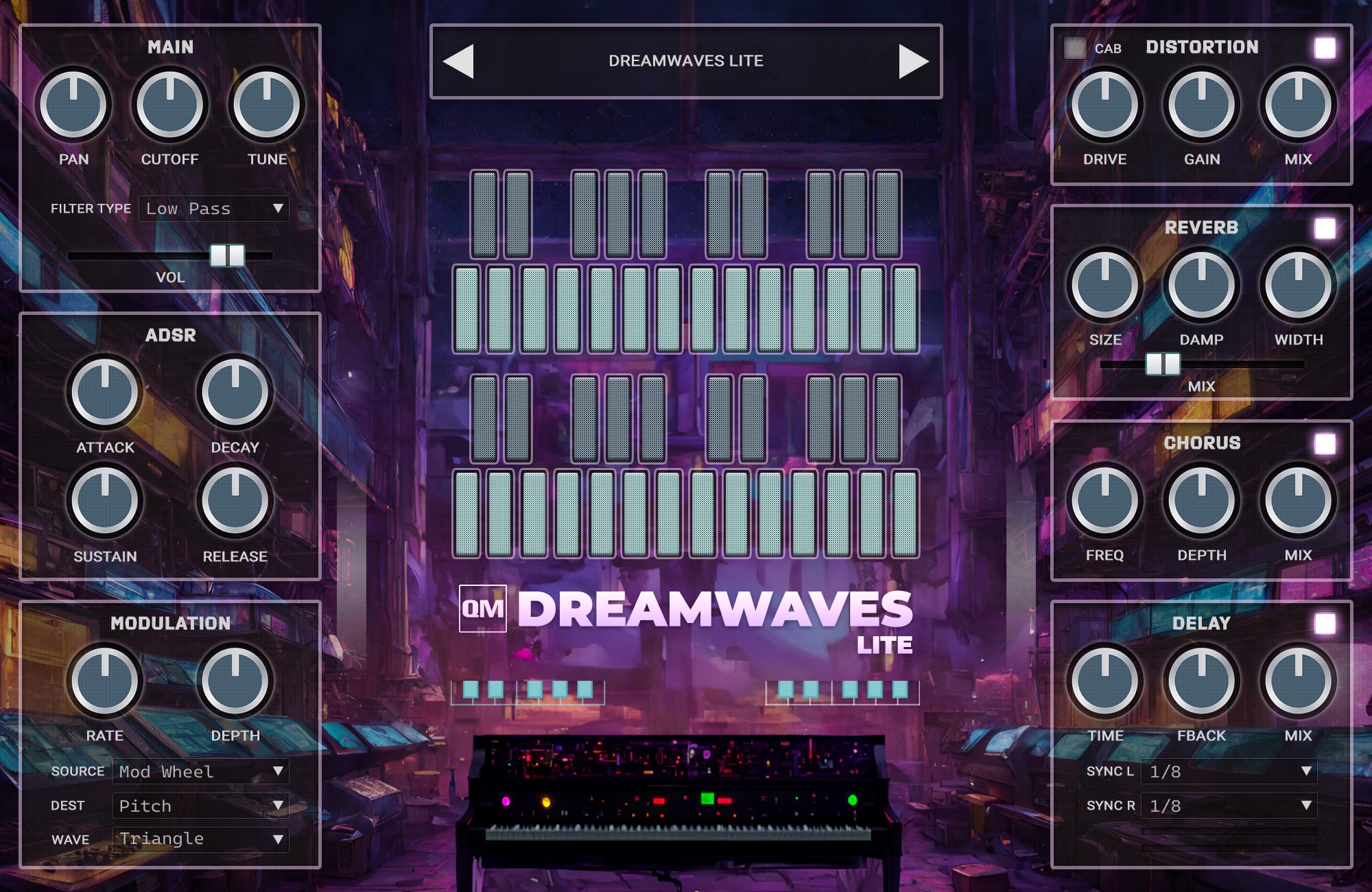 dreamwaves lite interface min
