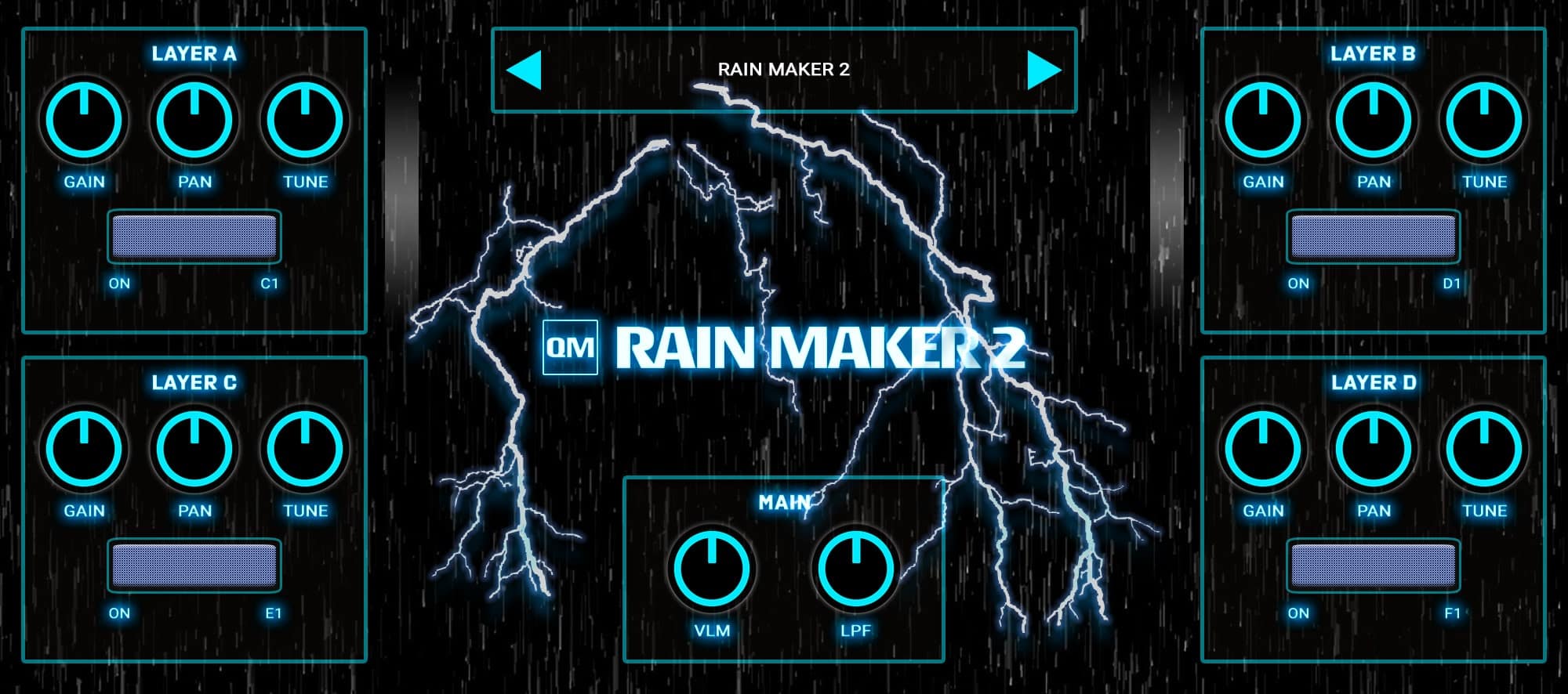 rain maker 2 interface